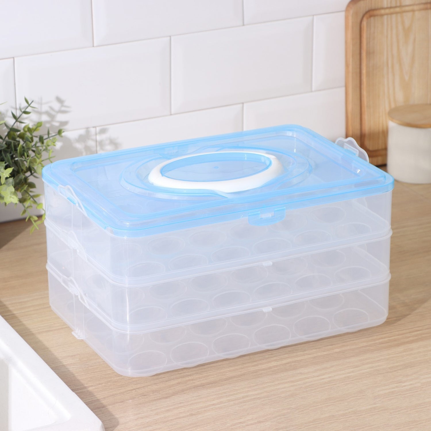 3-Layer Plastic Refrigerator Egg Storage Box (36 Grid) 3-Layer Plastic Refrigerator Egg Storage Box (36 Grid)
